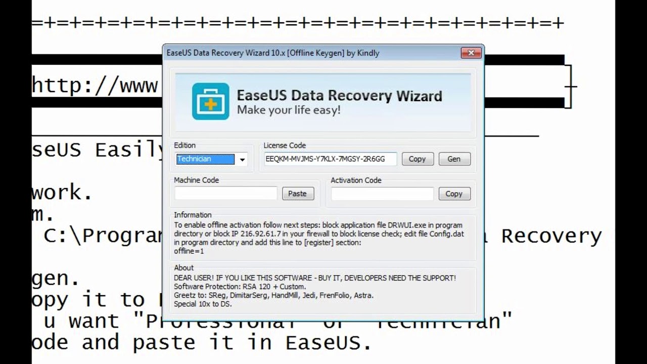 key easeus data recovery